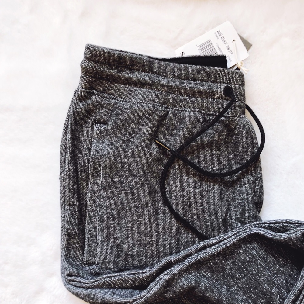 Adidas Black 7/8 Cuff Pants - Picture 3 of 8